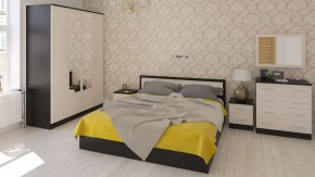 Фиеста Кровать 1800, цвет венге/дуб лоредо, ШхГхВ 183,5х203,5х80 см., сп.м. 1800х2000 мм., без матраса, основание есть в Чайковском - chaykovskiy.ok-mebel.com | фото 5