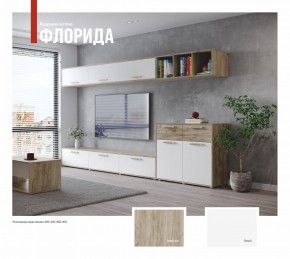 ФЛОРИДА Гостиная (модульная) дуб серый/белый в Чайковском - chaykovskiy.ok-mebel.com | фото
