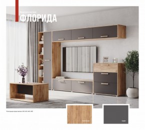 ФЛОРИДА Гостиная (модульная) дуб золотой/графит в Чайковском - chaykovskiy.ok-mebel.com | фото