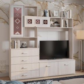 Гостиная Белла (модульная) ясень белый в Чайковском - chaykovskiy.ok-mebel.com | фото 15