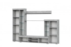 Гостиная МГС 5 (Цемент светлый/Белый) в Чайковском - chaykovskiy.ok-mebel.com | фото 2