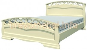 ГРАЦИЯ-1 Кровать из массива 900 (Слоновая кость) в Чайковском - chaykovskiy.ok-mebel.com | фото