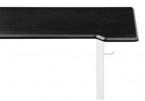 Компьютерный стол Маркос с механизмом подъема 140х80х75 черная шагрень / белый в Чайковском - chaykovskiy.ok-mebel.com | фото 8