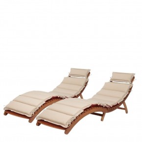 Комплект шезлонги и столик AFM-803A-T133 Beige (2+1) в Чайковском - chaykovskiy.ok-mebel.com | фото 2