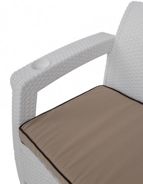 Комплект уличной мебели Yalta Premium Terrace Set (Ялта) белый (+подушки под спину) в Чайковском - chaykovskiy.ok-mebel.com | фото 5