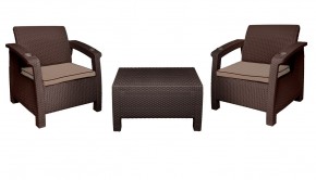 Комплект уличной мебели Yalta Premium Terrace Set (Ялта) шоколадый (+подушки под спину) в Чайковском - chaykovskiy.ok-mebel.com | фото 8
