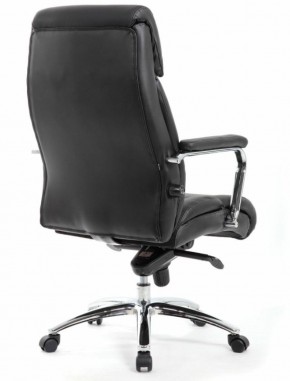 Кресло BRABIX PREMIUM "Phaeton EX-502" (кожа с компаньоном, хром, черное) 530882 в Чайковском - chaykovskiy.ok-mebel.com | фото 4