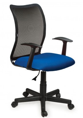 Кресло BRABIX "Spring MG-307", с подлокотниками, комбинированное синее/черное TW, 531404 в Чайковском - chaykovskiy.ok-mebel.com | фото 1