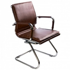 Кресло для посетителя Бюрократ CH-993-Low-V/Brown коричневый в Чайковском - chaykovskiy.ok-mebel.com | фото 1