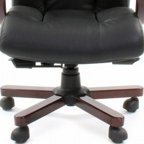 Кресло для руководителя Chairman 421 черный/орех темный, черный в Чайковском - chaykovskiy.ok-mebel.com | фото 4