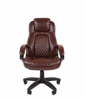 Кресло для руководителя  CHAIRMAN 432 (Экокожа коричневая) в Чайковском - chaykovskiy.ok-mebel.com | фото 2
