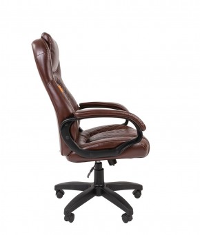 Кресло для руководителя  CHAIRMAN 432 (Экокожа коричневая) в Чайковском - chaykovskiy.ok-mebel.com | фото 3