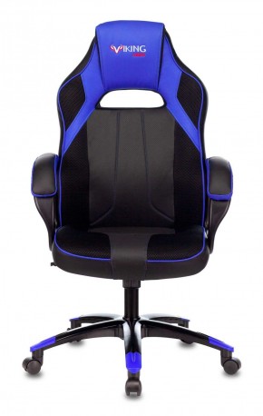 Кресло игровое Бюрократ VIKING 2 AERO BLUE черный/синий в Чайковском - chaykovskiy.ok-mebel.com | фото 2
