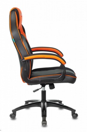 Кресло игровое Бюрократ VIKING 2 AERO ORANGE черный/оранжевый в Чайковском - chaykovskiy.ok-mebel.com | фото 3