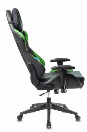Кресло игровое Бюрократ VIKING 5 AERO LGREEN черный/салатовый в Чайковском - chaykovskiy.ok-mebel.com | фото 3