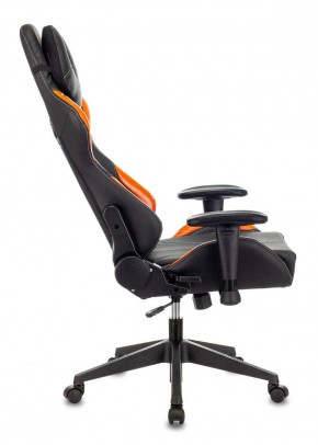 Кресло игровое Бюрократ VIKING 5 AERO ORANGE черный/оранжевый в Чайковском - chaykovskiy.ok-mebel.com | фото 2
