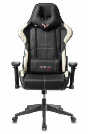 Кресло игровое Бюрократ VIKING 5 AERO WHITE черный/белый в Чайковском - chaykovskiy.ok-mebel.com | фото 3