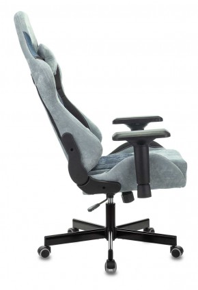 Кресло игровое Бюрократ VIKING 7 KNIGHT BL FABRIC синий в Чайковском - chaykovskiy.ok-mebel.com | фото 2