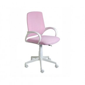 Кресло Ирис White сетка/ткань розовая в Чайковском - chaykovskiy.ok-mebel.com | фото