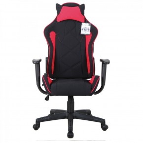 Кресло компьютерное BRABIX GT Racer GM-101 + подушка (ткань) черное/красное (531820) в Чайковском - chaykovskiy.ok-mebel.com | фото 3