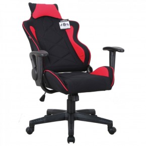 Кресло компьютерное BRABIX GT Racer GM-101 + подушка (ткань) черное/красное (531820) в Чайковском - chaykovskiy.ok-mebel.com | фото 4