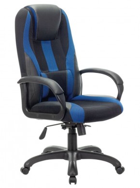 Кресло компьютерное BRABIX PREMIUM "Rapid GM-102" (экокожа/ткань, черное/синее) 532106 в Чайковском - chaykovskiy.ok-mebel.com | фото 1