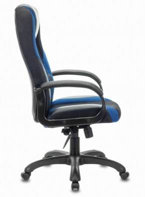 Кресло компьютерное BRABIX PREMIUM "Rapid GM-102" (экокожа/ткань, черное/синее) 532106 в Чайковском - chaykovskiy.ok-mebel.com | фото 3