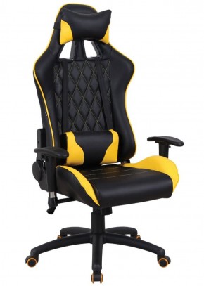 Кресло компьютерное BRABIX "GT Master GM-110" (черное/желтое) 531927 в Чайковском - chaykovskiy.ok-mebel.com | фото