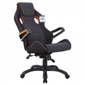 Кресло компьютерное BRABIX Techno Pro GM-003 (ткань черное/серое, вставки оранжевые) 531813 в Чайковском - chaykovskiy.ok-mebel.com | фото 8