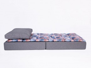 Кресло-кровать бескаркасное Харви (коричневый-геометрия браун) в Чайковском - chaykovskiy.ok-mebel.com | фото 3
