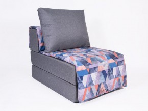 Кресло-кровать бескаркасное Харви (серый-сноу деним) в Чайковском - chaykovskiy.ok-mebel.com | фото