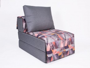 Кресло-кровать бескаркасное Харви (серый-сноу манго) в Чайковском - chaykovskiy.ok-mebel.com | фото 1