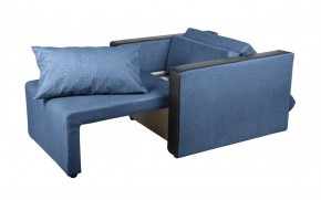 Кресло-кровать Милена с подлокотниками (синий) Велюр в Чайковском - chaykovskiy.ok-mebel.com | фото 2