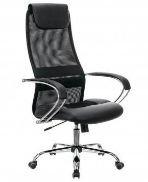 Кресло офисное BRABIX PREMIUM "Stalker EX-608 CH" (хром, ткань-сетка/кожзам, черное) 532091 в Чайковском - chaykovskiy.ok-mebel.com | фото