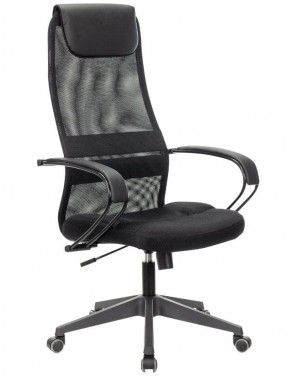 Кресло офисное BRABIX PREMIUM "Stalker EX-608 PL" (ткань-сетка/кожзам, черное) 532090 в Чайковском - chaykovskiy.ok-mebel.com | фото