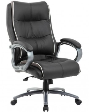 Кресло офисное BRABIX PREMIUM "Strong HD-009" (экокожа черная, ткань серая) 531945 в Чайковском - chaykovskiy.ok-mebel.com | фото