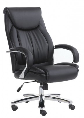 Кресло офисное BRABIX "Advance EX-575" (хром/экокожа/черное) 531825 в Чайковском - chaykovskiy.ok-mebel.com | фото