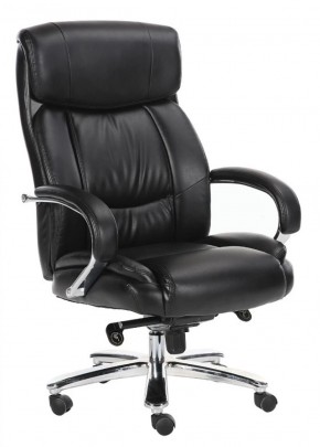 Кресло офисное BRABIX "Direct EX-580" (хром/рециклированная кожа/черное) 531824 в Чайковском - chaykovskiy.ok-mebel.com | фото 1