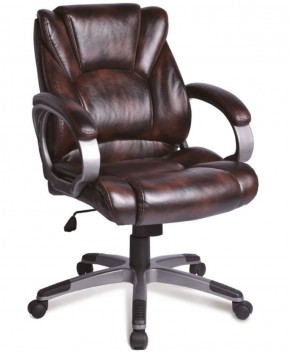 Кресло офисное BRABIX "Eldorado EX-504" (коричневое) 530875 в Чайковском - chaykovskiy.ok-mebel.com | фото