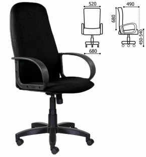 Кресло офисное BRABIX "Praktik EX-279" (ткань/кожзам, черное) 532017 в Чайковском - chaykovskiy.ok-mebel.com | фото 4