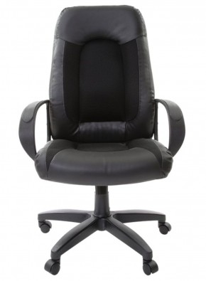 Кресло офисное BRABIX "Strike EX-525" (экокожа черная, ткань черная) 531381 в Чайковском - chaykovskiy.ok-mebel.com | фото 5
