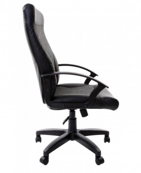 Кресло офисное BRABIX "Trust EX-535" (экокожа/черная/ткань серая) 531383 в Чайковском - chaykovskiy.ok-mebel.com | фото 4