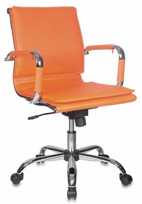 Кресло руководителя Бюрократ CH-993-LOW/ORANGE оранжевый в Чайковском - chaykovskiy.ok-mebel.com | фото