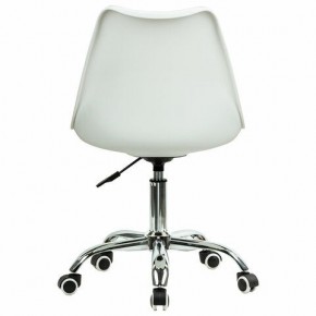 Кресло стул BRABIX "Eames MG-310 CH", хром, пластик белый, ткань серая, 532924 в Чайковском - chaykovskiy.ok-mebel.com | фото 4