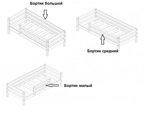 Кровать 2-х ярусная Сонечка с бортиками (лестница наклонная) в Чайковском - chaykovskiy.ok-mebel.com | фото 4