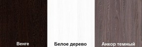 Кровать-чердак Пионер 1 (800*1900) Белое дерево, Анкор темный, Венге в Чайковском - chaykovskiy.ok-mebel.com | фото 3