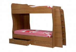Кровать детская 2-х ярусная Юниор-1 (800*2000) ЛДСП в Чайковском - chaykovskiy.ok-mebel.com | фото