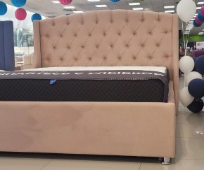 Кровать Франческа + Решетка+ПМ+Дно (1400) в Чайковском - chaykovskiy.ok-mebel.com | фото 2