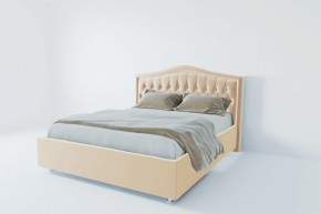 Кровать Калининград с ПМ 800 (экокожа бежевая) в Чайковском - chaykovskiy.ok-mebel.com | фото 2