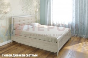 Кровать КР-1033 с мягким изголовьем в Чайковском - chaykovskiy.ok-mebel.com | фото